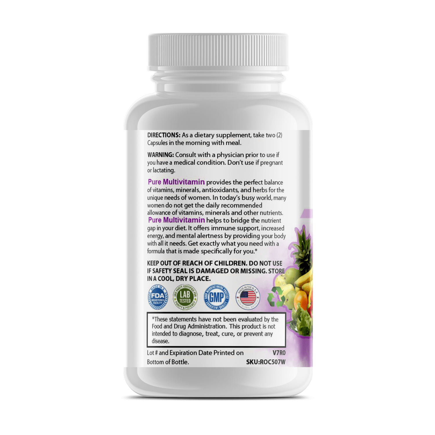 Pure Multivitamins – Mens Supplements Pure Multivitamins - Mens Supplements