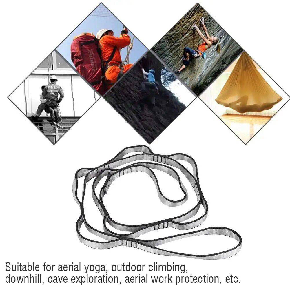 Adjustable Nylon Daisy Chain Strap – High-Strength Yoga Hammock & Swing Support Belt Sports and Fitness Yoga Adjustable Nylon Daisy Chain Strap - High-Strength Yoga Hammock & Swing Support Belt Sports and Fitness Yoga