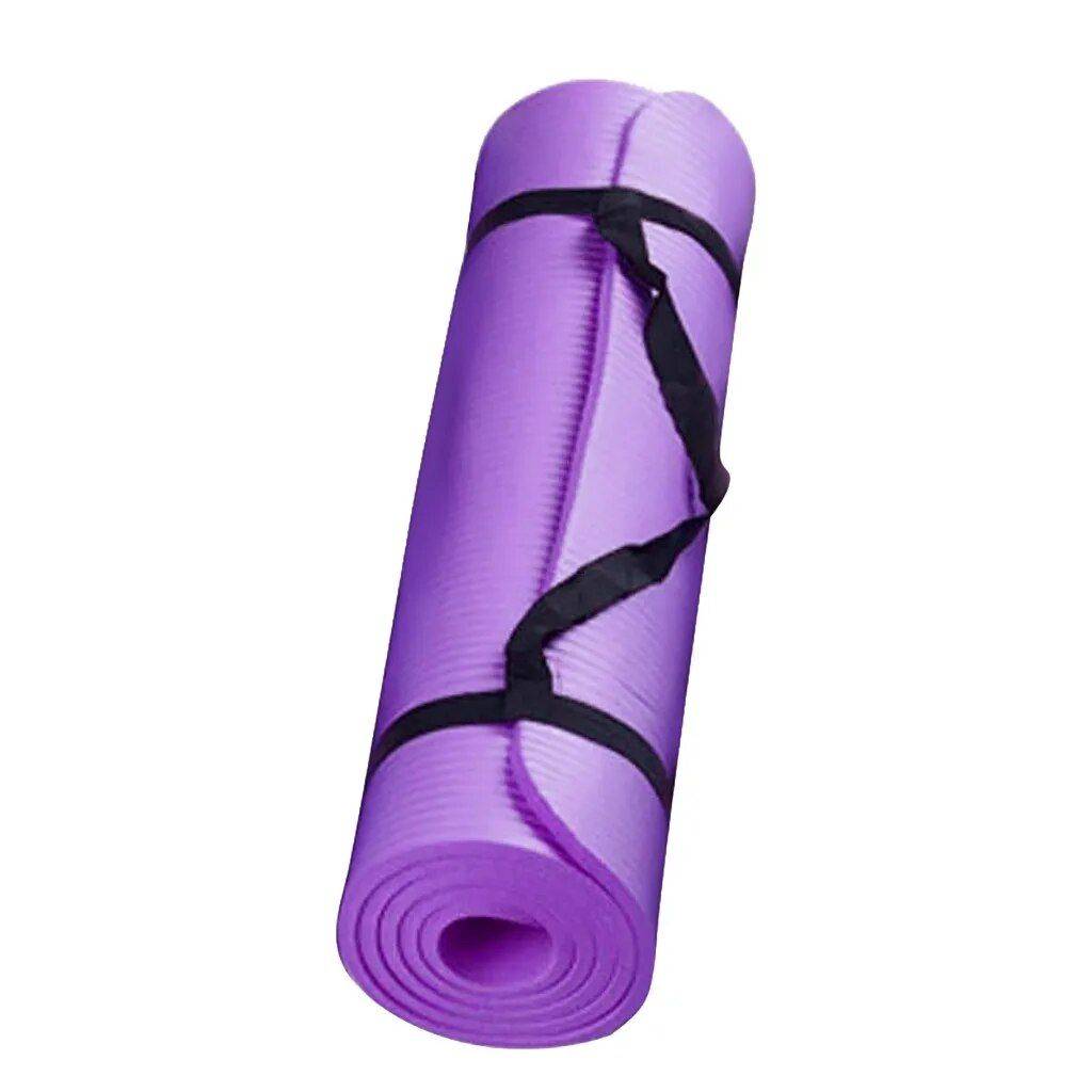 Compact Anti-Skid Yoga Mat for Knee, Wrist & Hips Support Sports and Fitness Yoga Color : Black|Blue|Purple|Red Compact Anti-Skid Yoga Mat for Knee, Wrist & Hips Support Sports and Fitness Yoga Color : Black|Blue|Purple|Red