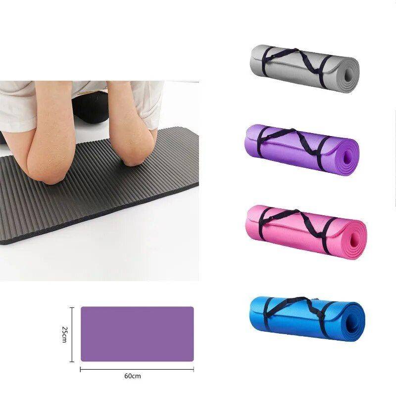 Compact Anti-Skid Yoga Mat for Knee, Wrist & Hips Support Sports and Fitness Yoga Color : Black|Blue|Purple|Red Compact Anti-Skid Yoga Mat for Knee, Wrist & Hips Support Sports and Fitness Yoga Color : Black|Blue|Purple|Red