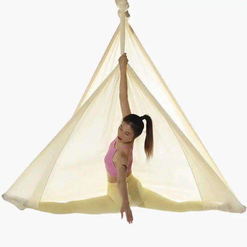 Deluxe Aerial Yoga Hammock Set Sports and Fitness Yoga Color : Yellow|Pink|Brown Deluxe Aerial Yoga Hammock Set Sports and Fitness Yoga Color : Yellow|Pink|Brown