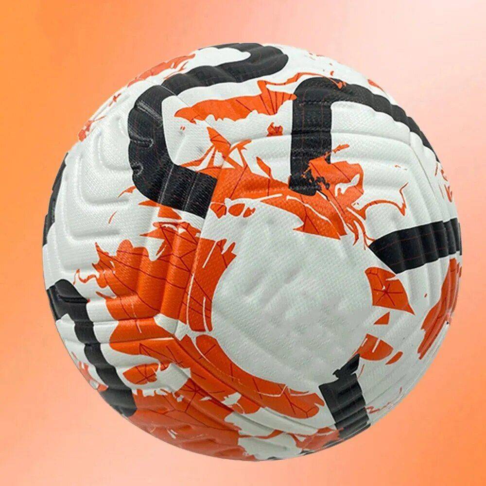 Durable Size 5 Soccer Ball Sports and Fitness Sports Equipment Color : Black/White/Orange Durable Size 5 Soccer Ball Sports and Fitness Sports Equipment Color : Black/White/Orange