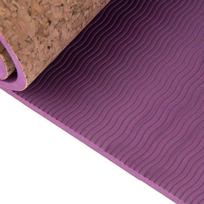 Eco-Friendly Cork & TPE Non-Slip Yoga Mat – Perfect for Pilates and Gymnastics, 6mm Thickness, 72″x24″ Sports and Fitness Yoga Color : as picture|as picture|as picture|as picture|as picture Eco-Friendly Cork & TPE Non-Slip Yoga Mat - Perfect for Pilates and Gymnastics, 6mm Thickness, 72