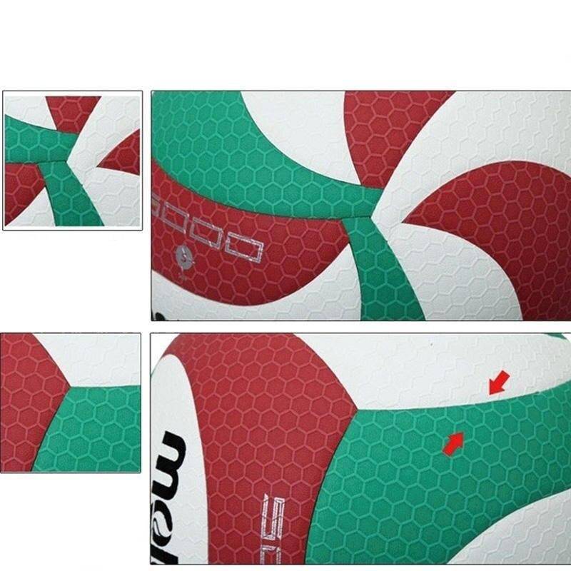 Elite Pro PU Leather Volleyball Sports and Fitness Sports Equipment Color : White/Green/Red Elite Pro PU Leather Volleyball Sports and Fitness Sports Equipment Color : White/Green/Red