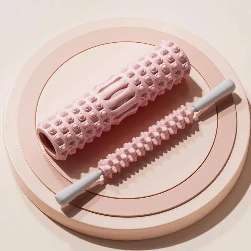 Gym Fitness Yoga Foam Roller Sports and Fitness Yoga Color : Pink |White Gym Fitness Yoga Foam Roller Sports and Fitness Yoga Color : Pink |White