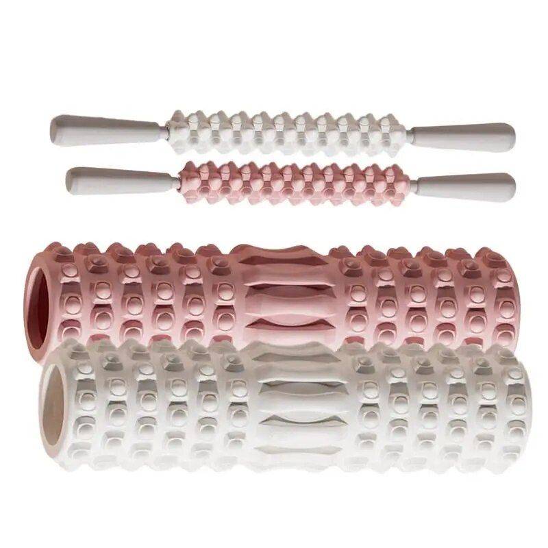 Gym Fitness Yoga Foam Roller Sports and Fitness Yoga Color : Pink |White Gym Fitness Yoga Foam Roller Sports and Fitness Yoga Color : Pink |White