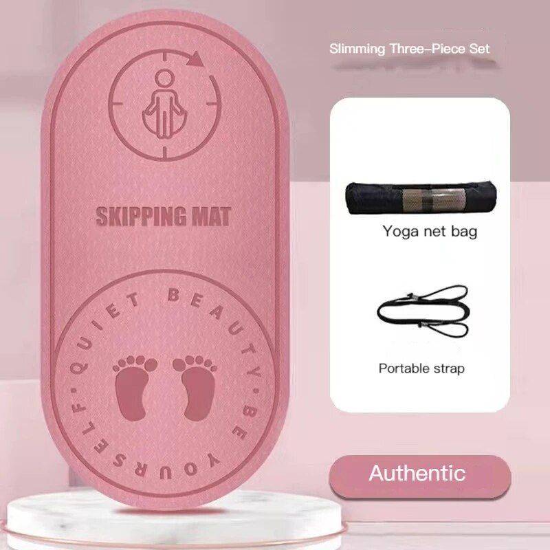 Jump rope mat sports damping yoga mat sound insulation damping anti-slip thickening anti-noise mat Sports and Fitness Yoga Color : 8mmgray|6mmgray|6mmpink|8mmpink Jump rope mat sports damping yoga mat sound insulation damping anti-slip thickening anti-noise mat Sports and Fitness Yoga Color : 8mmgray|6mmgray|6mmpink|8mmpink