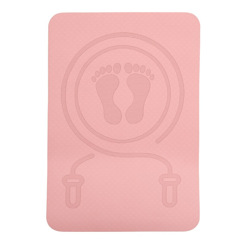 Multi-Functional TPE Fitness Mat: Jump Rope & Exercise Companion Sports and Fitness Yoga Color : Grey|Green|Pink Multi-Functional TPE Fitness Mat: Jump Rope & Exercise Companion Sports and Fitness Yoga Color : Grey|Green|Pink