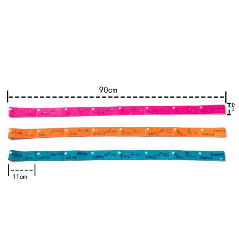 Multi-Segment Fitness Stretch Band: Durable Nylon Resistance & Yoga Trainer Sports and Fitness Yoga Color : 01|02|03 Multi-Segment Fitness Stretch Band: Durable Nylon Resistance & Yoga Trainer Sports and Fitness Yoga Color : 01|02|03
