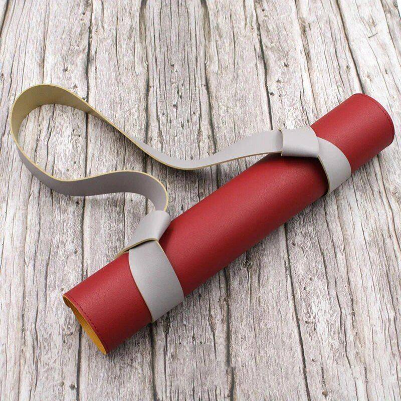 Portable Elastic Leather Yoga Mat Strap – Simplify Your Workout Routine Sports and Fitness Yoga Color : Black|Gray Portable Elastic Leather Yoga Mat Strap - Simplify Your Workout Routine Sports and Fitness Yoga Color : Black|Gray