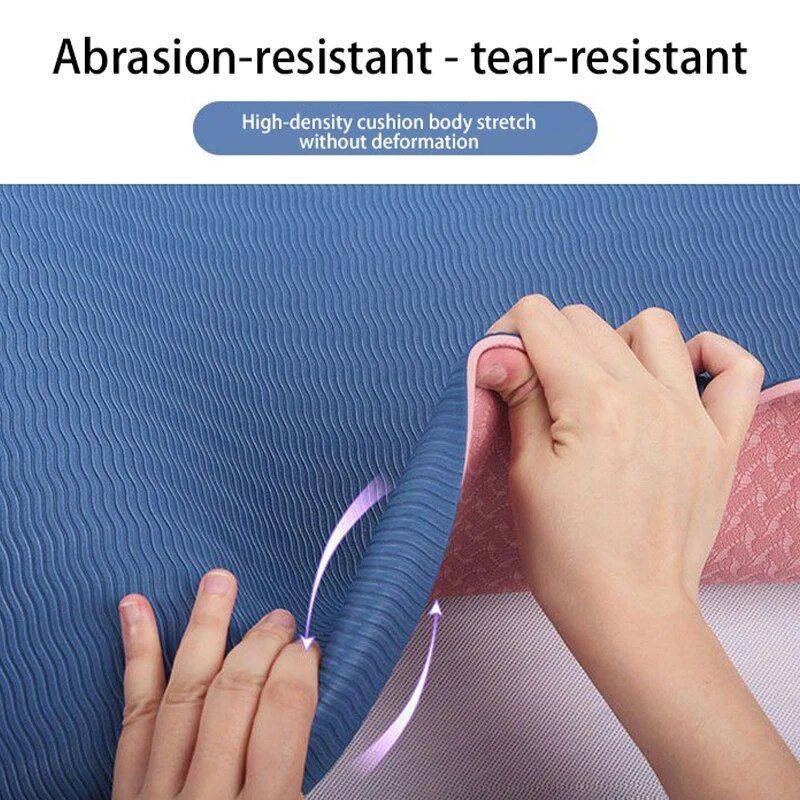 Premium TPE Double Layer Non-Slip Yoga Mat – Ideal for Gymnastics, Pilates & Fitness Sports and Fitness Yoga Color : Black|Blue|Gray|Pink-blue|Green-black|Pink|pink-gray|Blue-blue|Purple|Pink-purple|Purple-purple Premium TPE Double Layer Non-Slip Yoga Mat - Ideal for Gymnastics, Pilates & Fitness Sports and Fitness Yoga Color : Black|Blue|Gray|Pink-blue|Green-black|Pink|pink-gray|Blue-blue|Purple|Pink-purple|Purple-purple