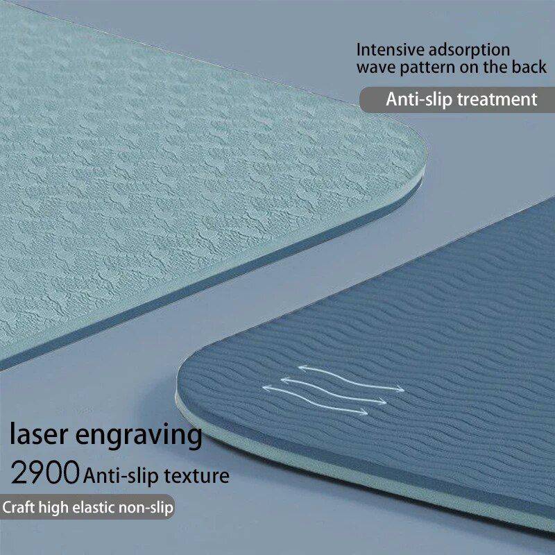 Premium TPE Double Layer Non-Slip Yoga Mat – Ideal for Gymnastics, Pilates & Fitness Sports and Fitness Yoga Color : Black|Blue|Gray|Pink-blue|Green-black|Pink|pink-gray|Blue-blue|Purple|Pink-purple|Purple-purple Premium TPE Double Layer Non-Slip Yoga Mat - Ideal for Gymnastics, Pilates & Fitness Sports and Fitness Yoga Color : Black|Blue|Gray|Pink-blue|Green-black|Pink|pink-gray|Blue-blue|Purple|Pink-purple|Purple-purple