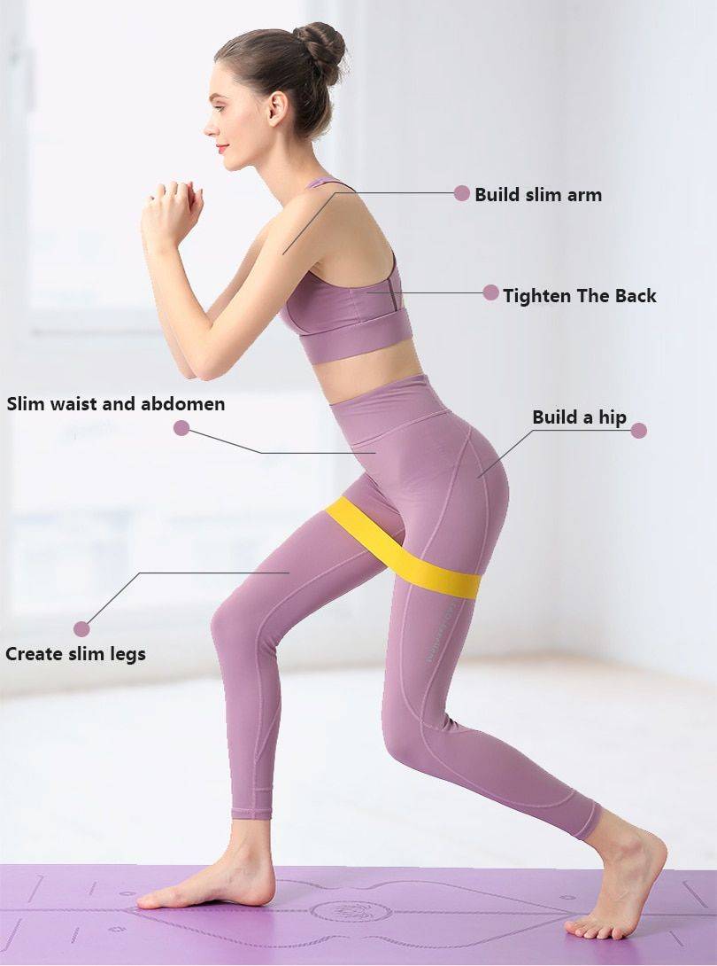 Versatile Fitness Resistance Bands for Comprehensive Exercise and Body Toning Sports and Fitness Yoga Color : Light Yellow|Cherry Powder|Purple Pink|Fuchsia|Grape Purple Versatile Fitness Resistance Bands for Comprehensive Exercise and Body Toning Sports and Fitness Yoga Color : Light Yellow|Cherry Powder|Purple Pink|Fuchsia|Grape Purple