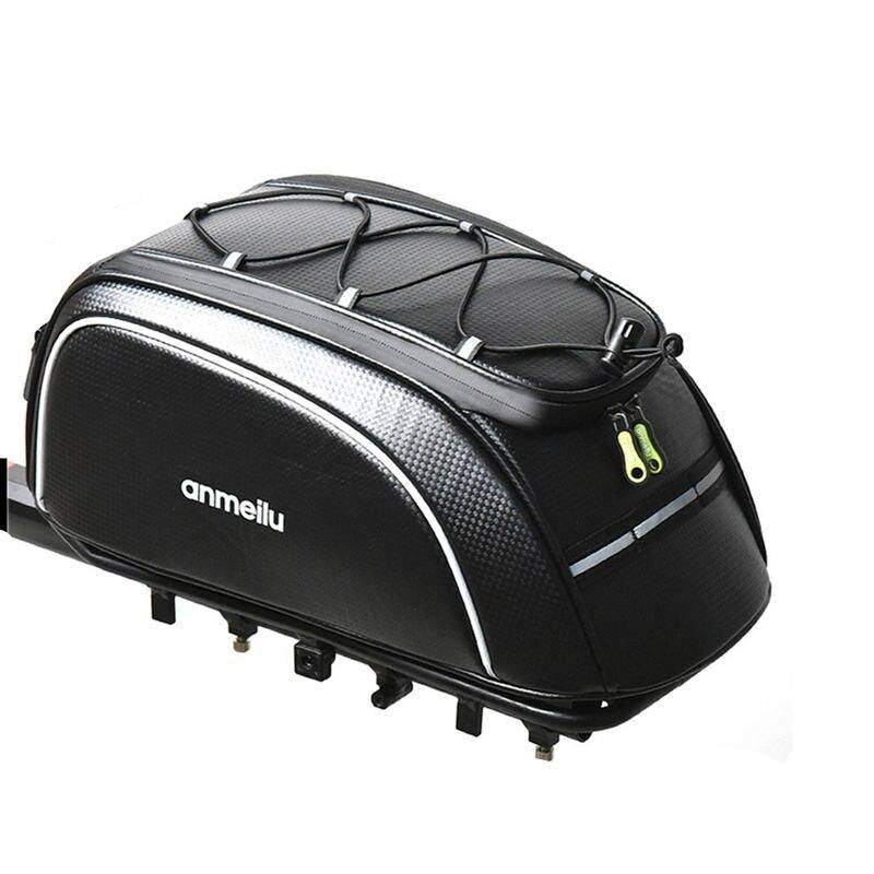 Waterproof 8L Bike Pannier Bag Cycling Color : Black and Grey Waterproof 8L Bike Pannier Bag Cycling Color : Black and Grey